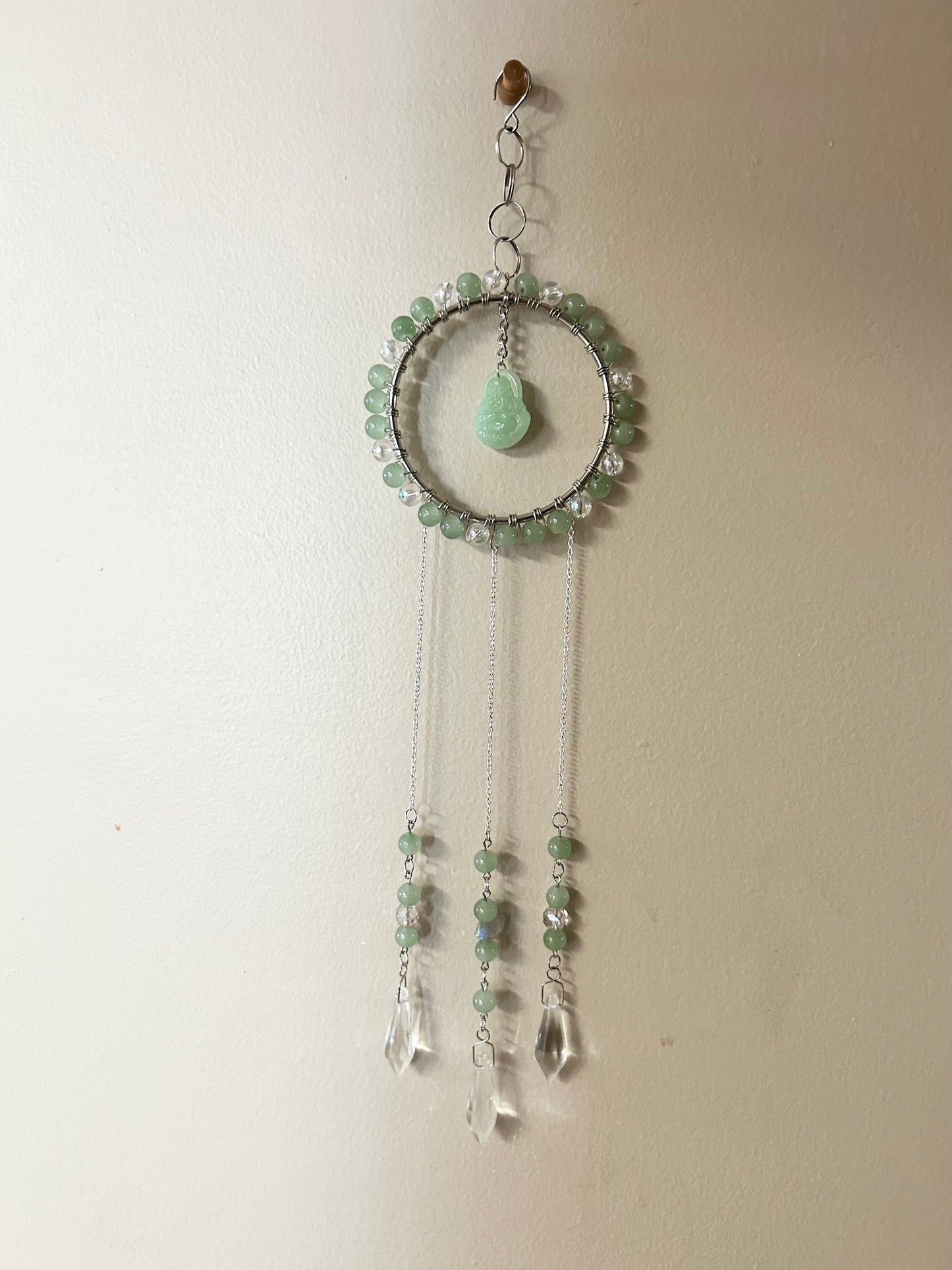 Buddha + Jade Style SunCatcher/Wall Hanging