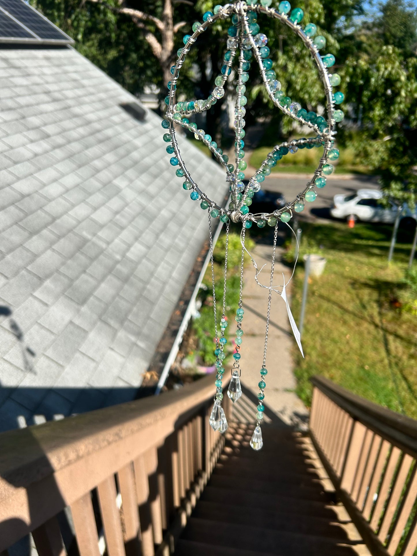 A beaded Wall Hanging/ Suncatchers Style for Home, office or etc.