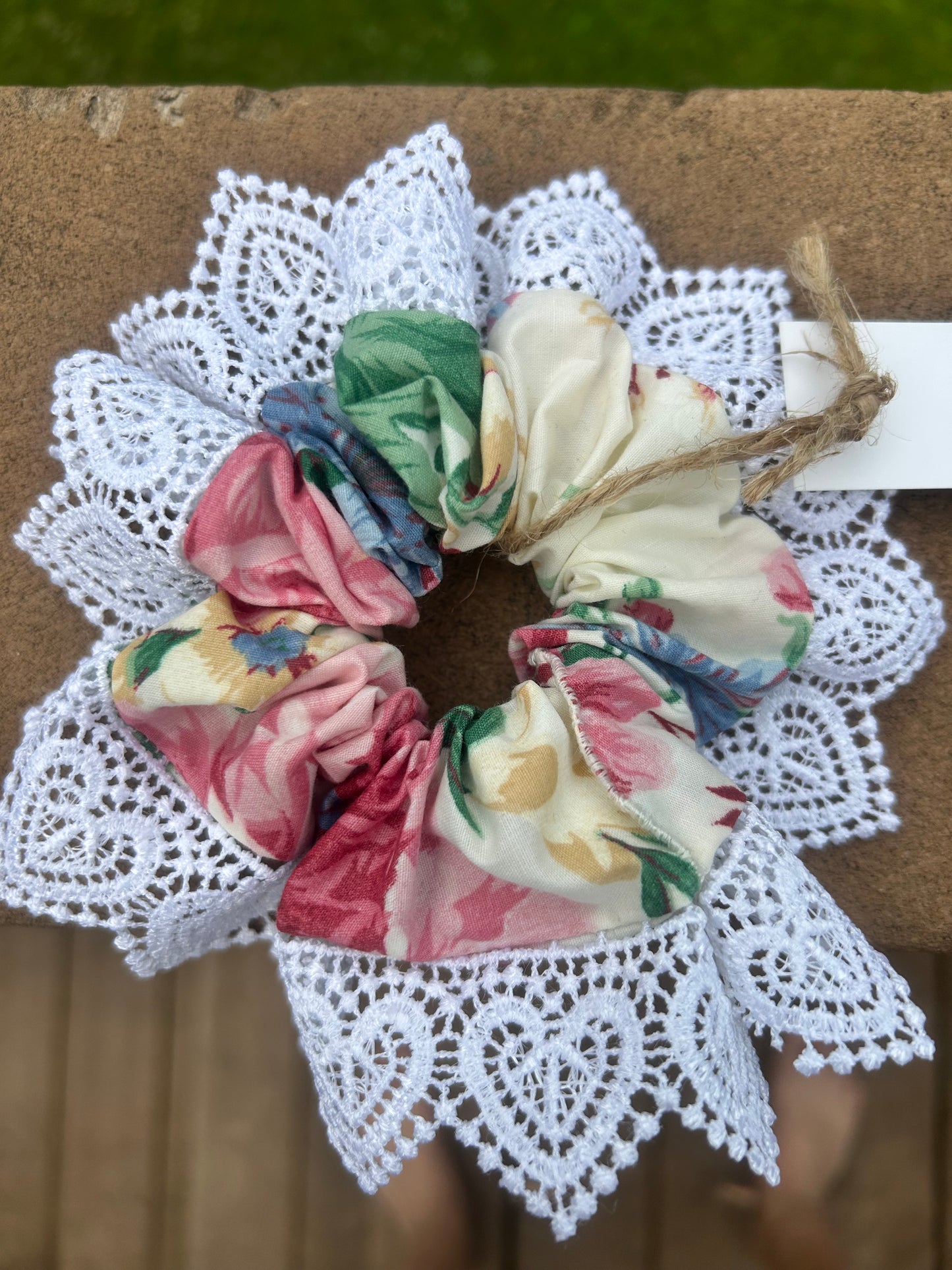 Flower 2 - scrunchie