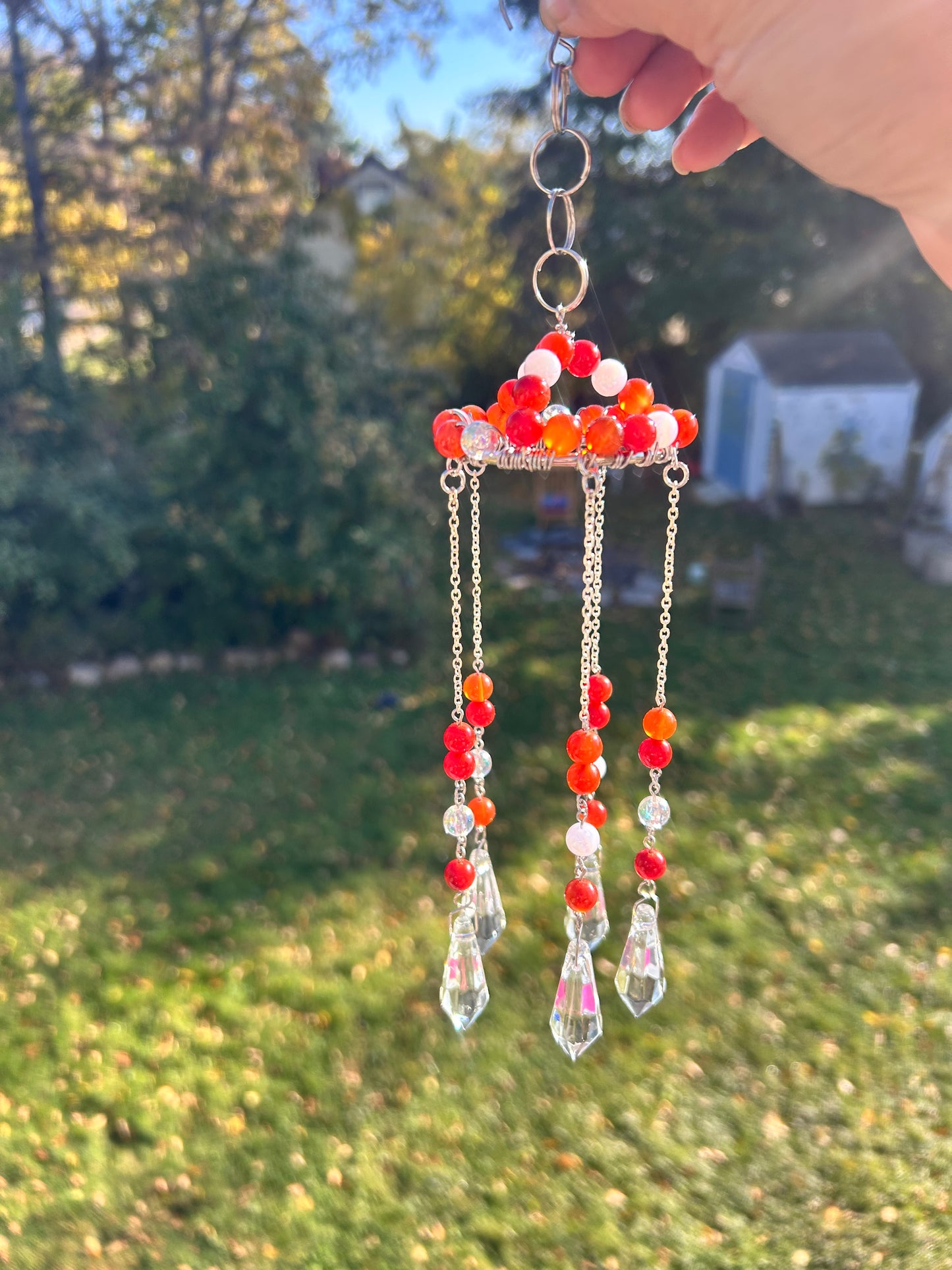 Carnelian Windchime Chandelier Style