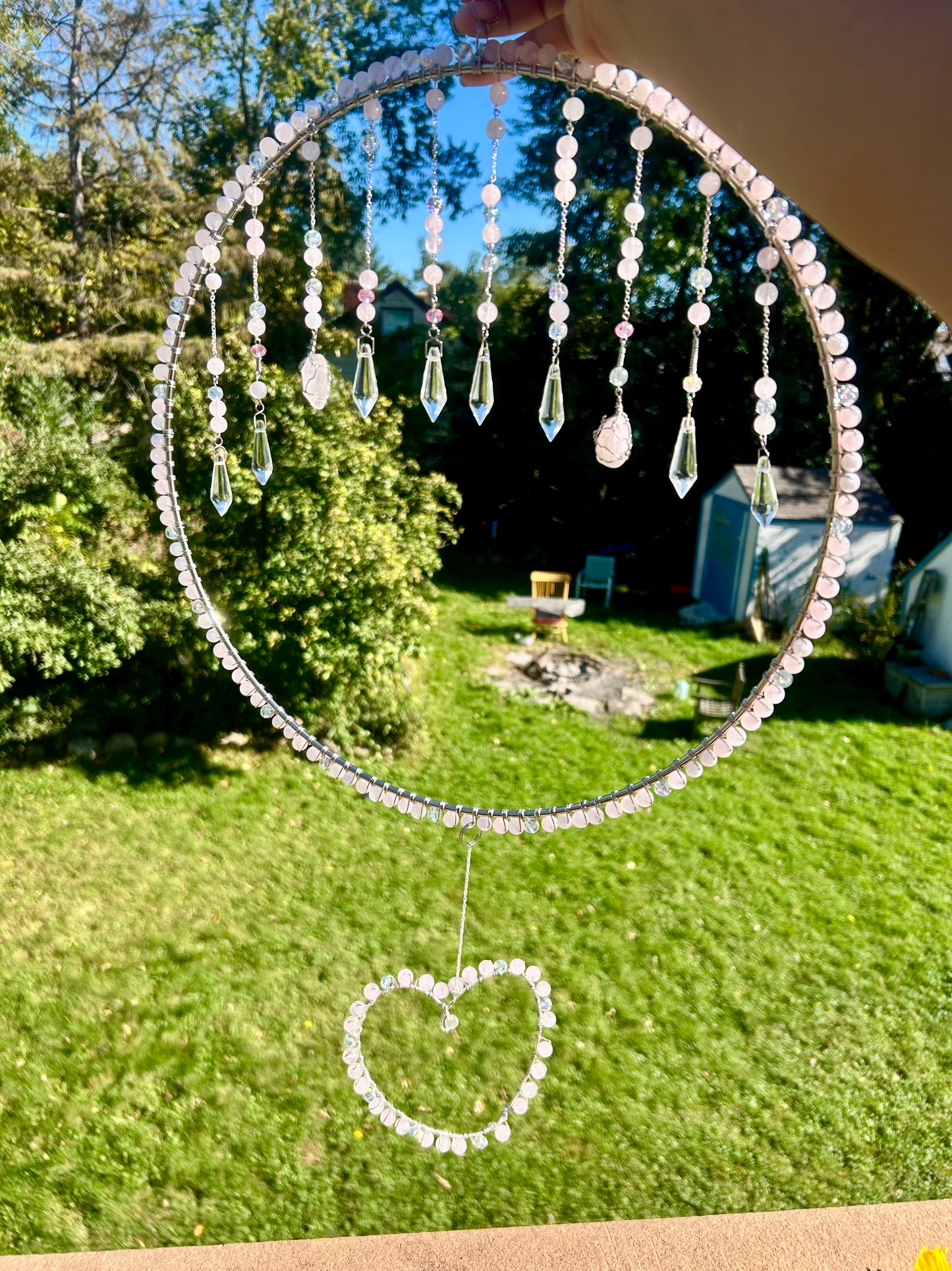 Rosequartz Wall Hanging