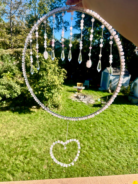 Rosequartz Wall Hanging