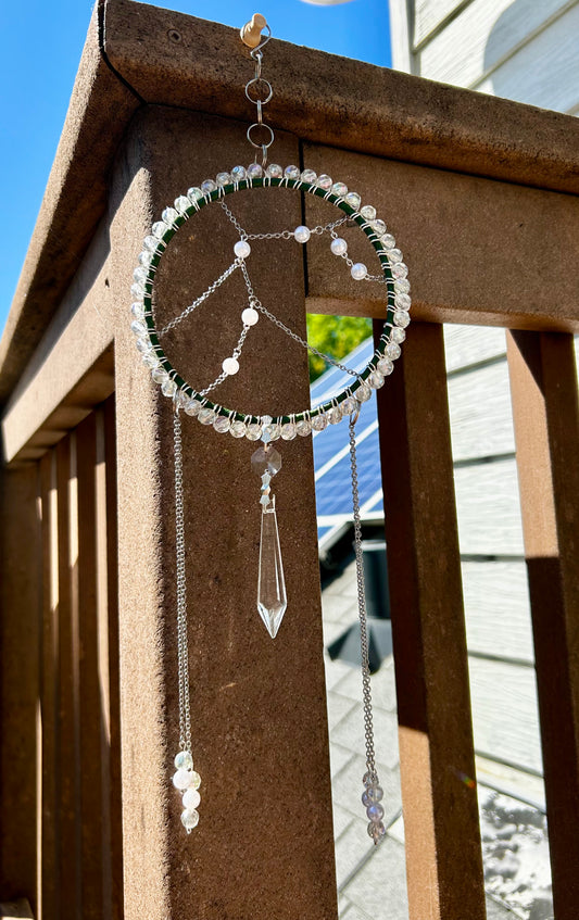 Aries inspired Suncatcher or Wall Hanging